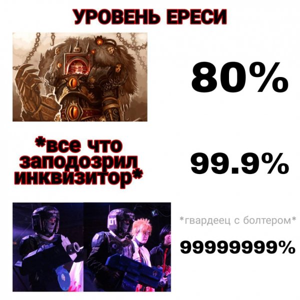 Warhammer 40000 ересь мемы