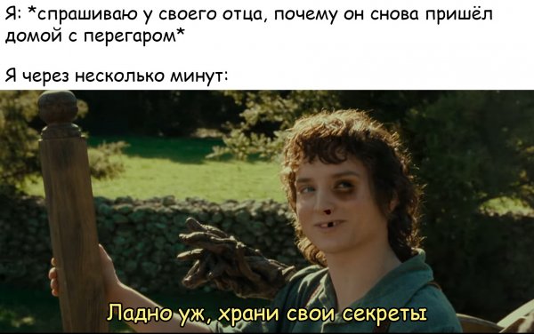 Храни свои секреты Фродо