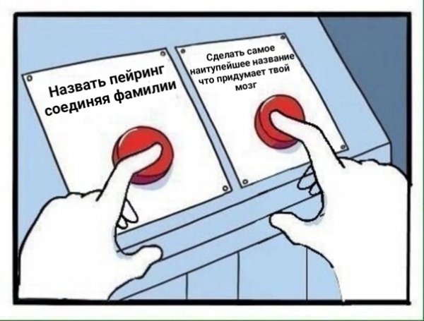 Мем выбор кнопки