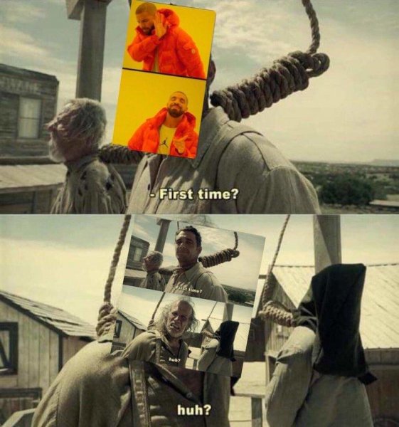 Джеймс Франко на виселице