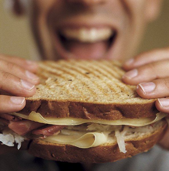 Нарисовать масло для сэндвича