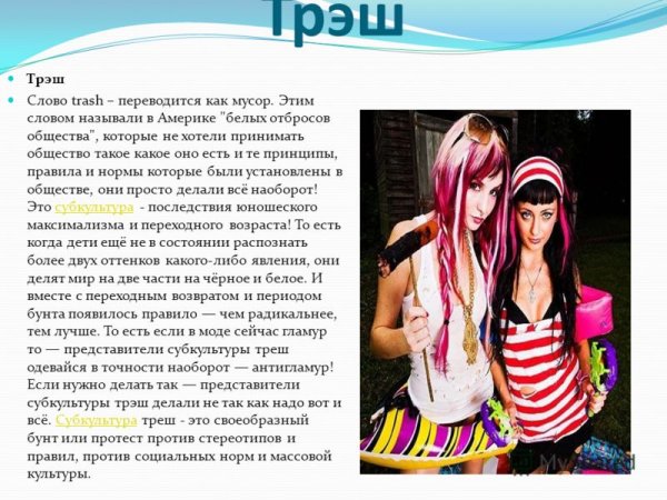 Субкультура слово