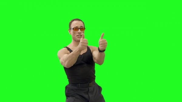 Ван Дамм хромакей