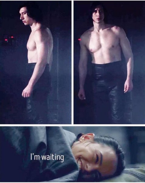 Kylo Ren без рубашки