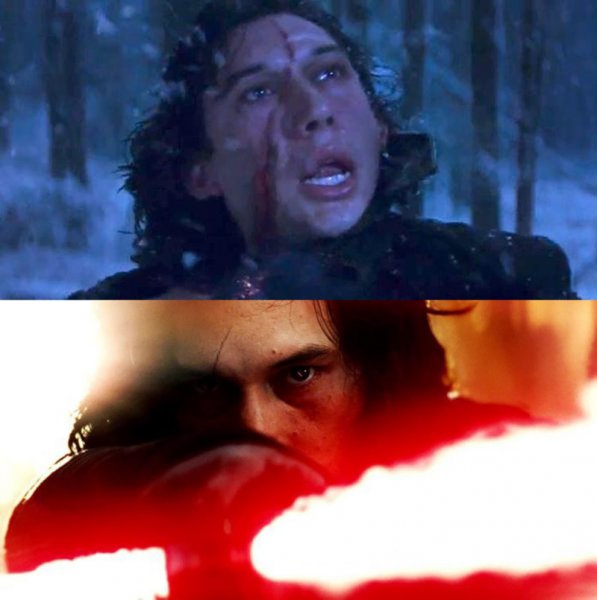 Кайло РЕН шрам 8 эпизод