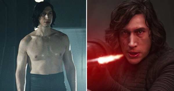 Кайло РЕН без маски и Рей