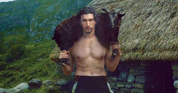 Адам драйвер торс