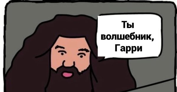 Гарри да ты волшебник мать твою