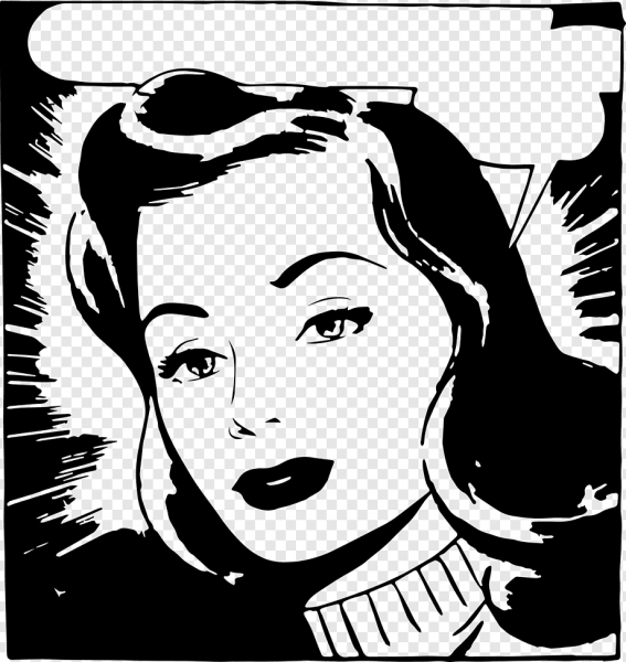 Женщина рисунок Мем