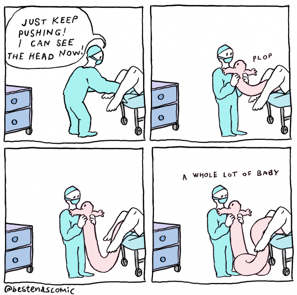 Мемы про роды комиксы