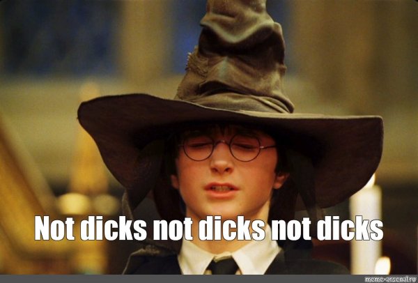 Гарри Поттер шляпа Мем