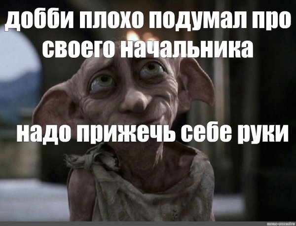 Добби теперь Свободный Эльф