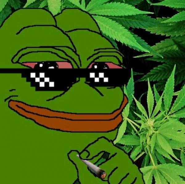 Пепе Лягушонок накуренный
