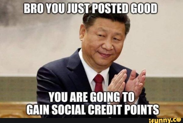 Social credit Мем Китай