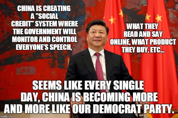Social credit Chinese Мем