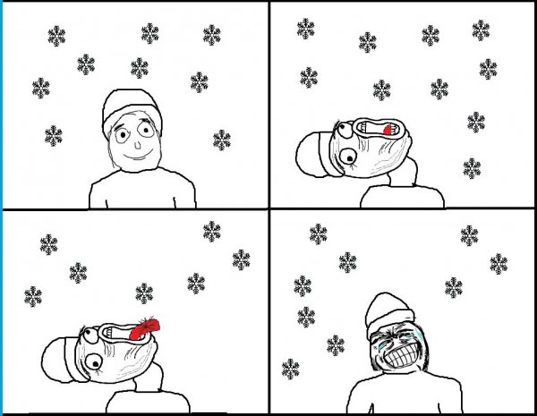 Мемы про снегопад