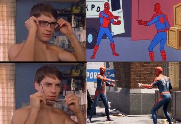 Человек паук мемы
