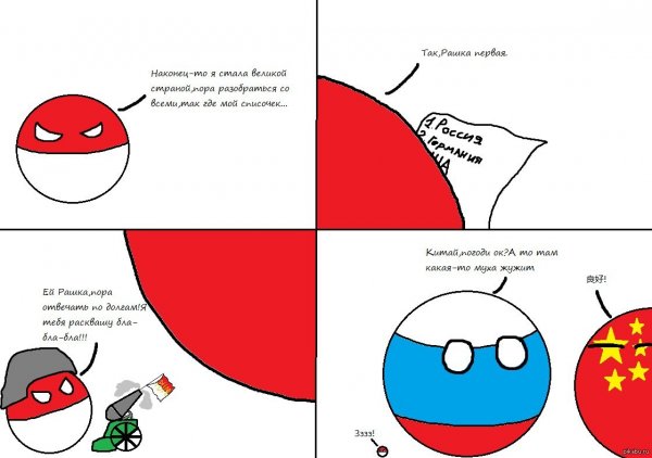 Кантриболз комиксы про Россию