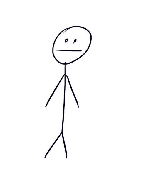 Нарисованный человечек