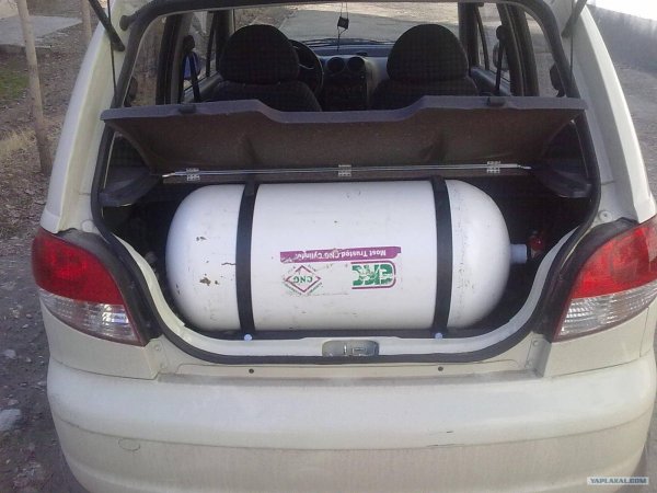 ГБО баллон в Daewoo Matiz