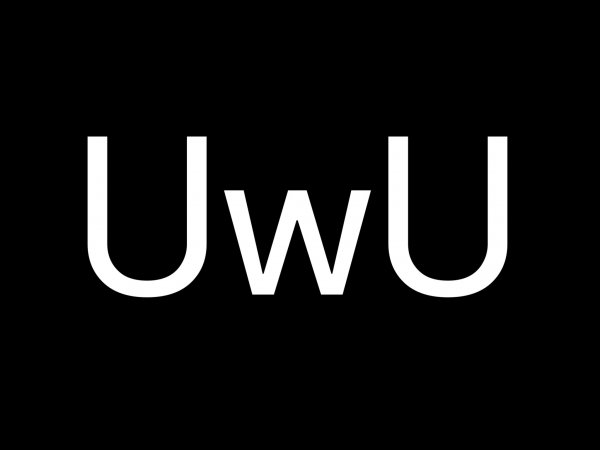Надпись uwu