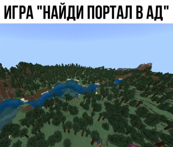 Мем с МАЙНКРАФТОМ