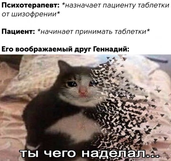 Лекарство от шизофрении Мем