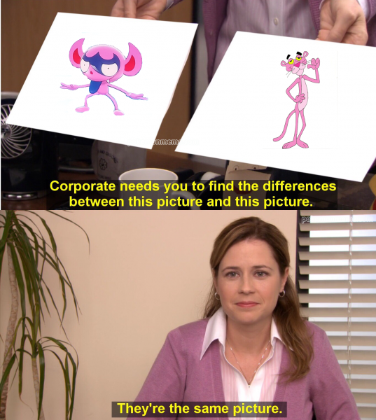 They are the same picture Template
