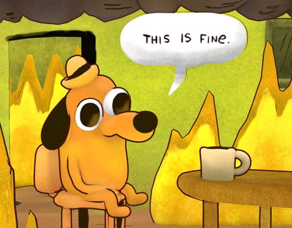 Собачка this is Fine