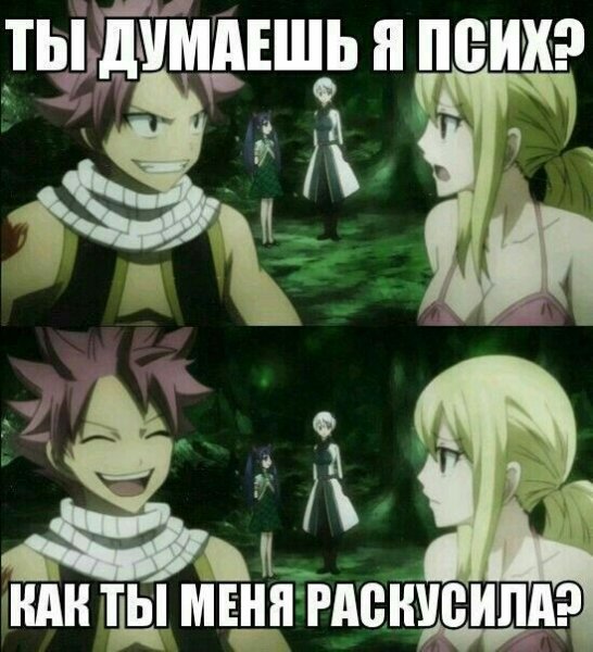 Аниме мемы хвост феи