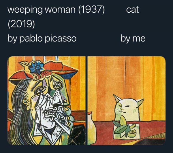 Рисунок пикассо кот гештальт