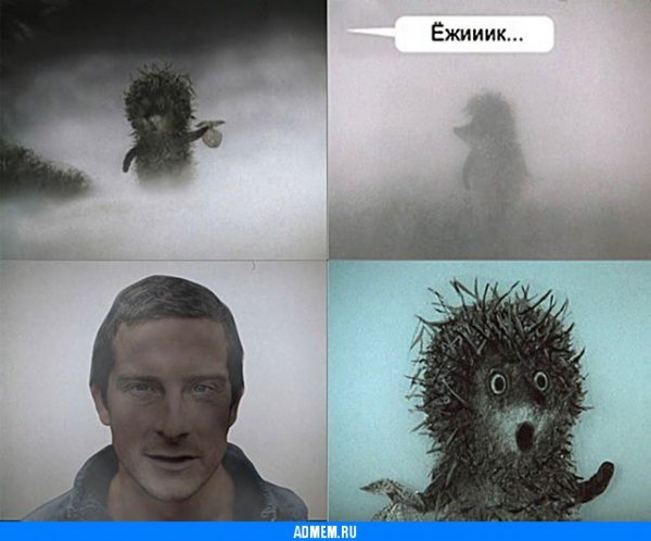 Ежик в тумане Мем