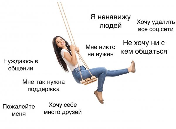 Эмоциональные качели в отношениях