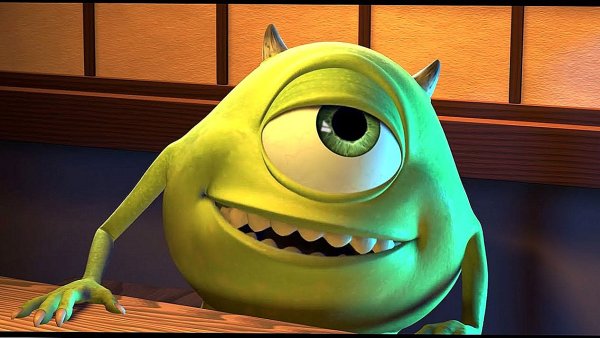 Майк Вазовски с лицом Салл