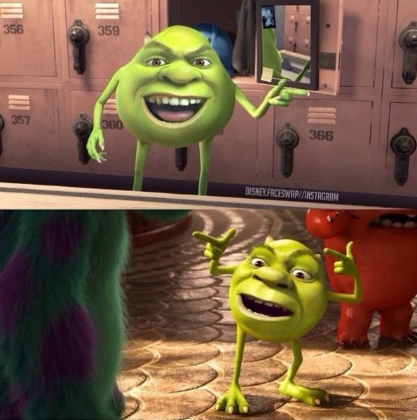 Май Вазовсеий с лицом салои