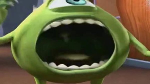 Мем Корпорация монстров Майк