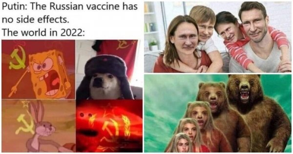 Мемы американцев про русскую вакцину