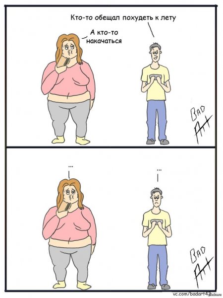 Шутки про похудение в картинках