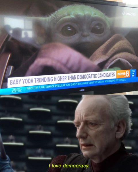 Канцлер Палпатин i Love Democracy