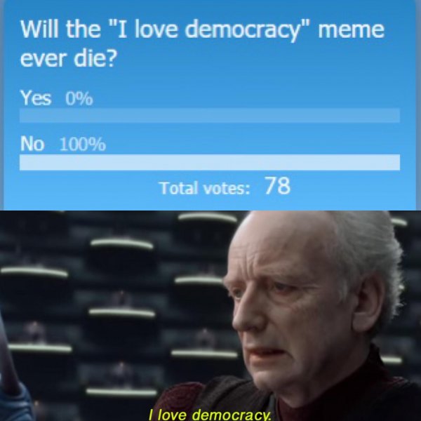 Палпатин i Love Democracy