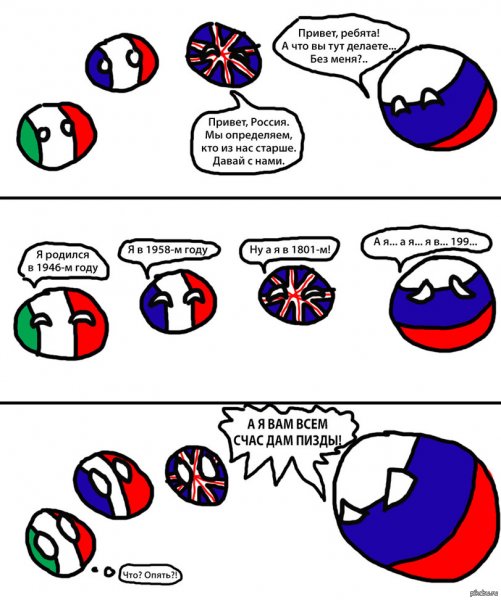 Кантриболз Великобритания комиксы