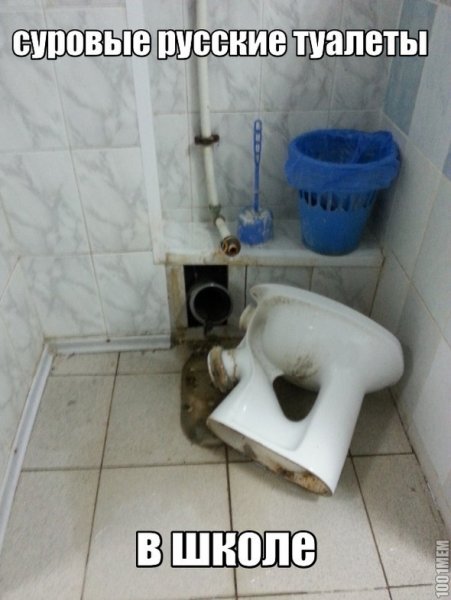 Мемы про школьный туалет