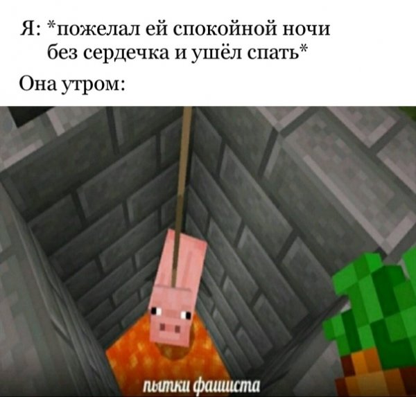 Майнкрафт запривачено Мем