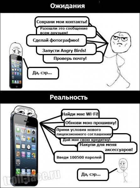 Смешные мемы про телефоны