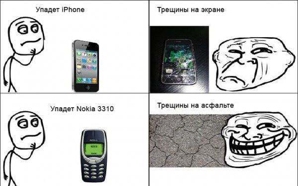 Нокиа 3310 против айфона