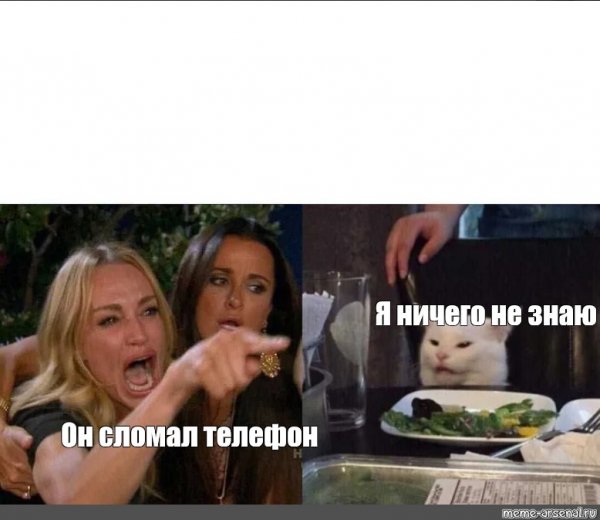 Мем когда сломался телефон