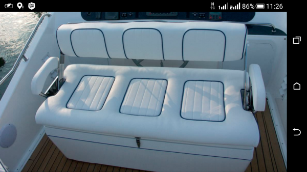 Сиденья рундуки в катер салют 480