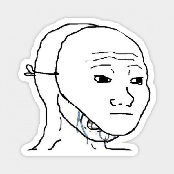 Wojak плачет маска