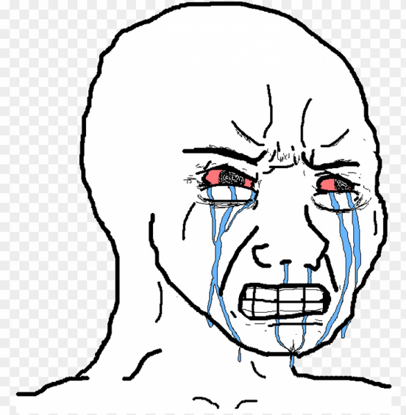 Wojak плачет маска