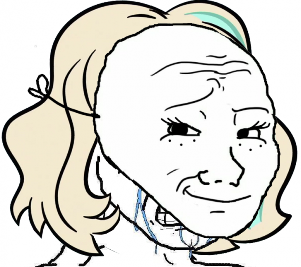 Плачущий Wojak за маской